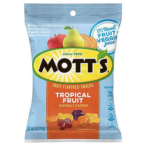 Motts Tropical Fruit Snacks 5oz Delivered In Minutes