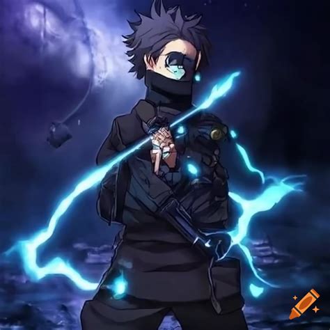 Anime Manga Design Of A Male Character With Electric Powers On Craiyon