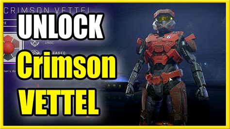 How To Unlock Crimson Vettel Armor Coating In Halo Infinite Campaign