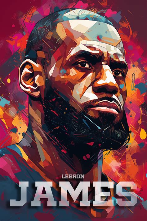 Lebron James Poster Trendy Sports Decor Nba Print Fan T Etsy