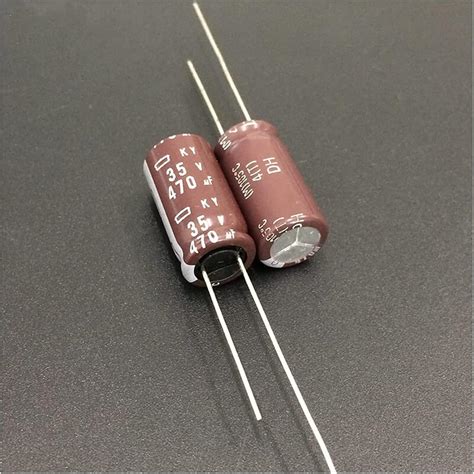 Kondensator Set 100 Stück 470 uF 35 V 10 x 20 mm niedrige Impedanz