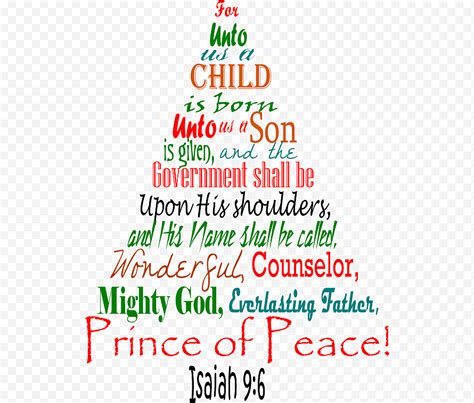 Christmas Card Christmas Tree Bible Isaiah Christmas Day Isaiah 9