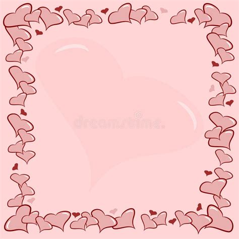 Pink Heart Borders And Frames