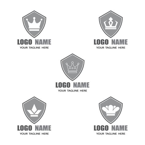 Crown Logo Template vector icon illustration design 2196584 Vector Art ...