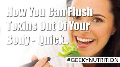 How Do You Flush Toxins Out Of Your Body