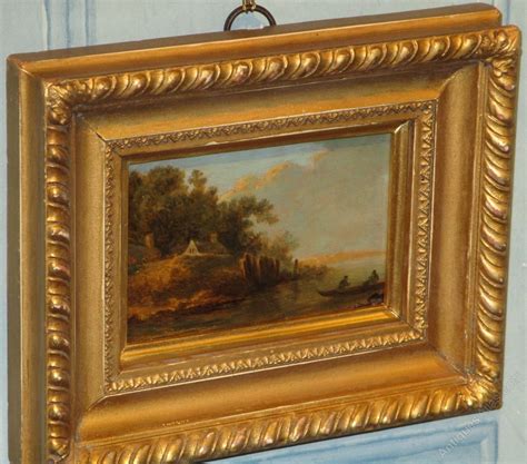 Antiques Atlas Pair Of Georgian Miniature Landscape Oils