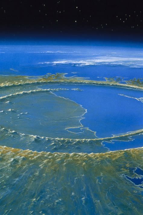 Chicxulub Crater From Space