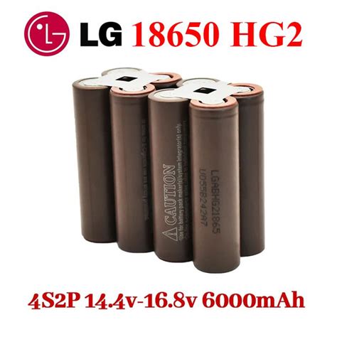 Аккумуляторная сборка 14 4v 16 8v 6000mAh LG HG2 купить с доставкой