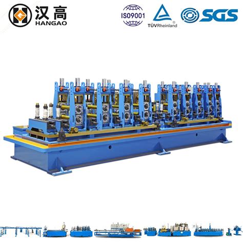 Auto Exhaust Tube Welding Mill Coil To Coil Pipe Making Machinery