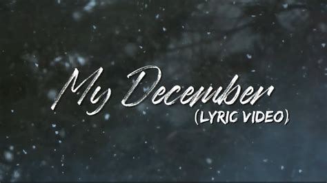 Dead Defined My December Official Lyric Video YouTube