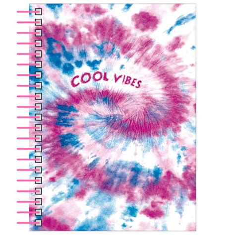 Libreta De Apuntes Senfort Tie Dye Rosa Book Mix 120 Hojas Lumen