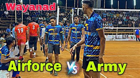 War Indian Army Vs Airforce Set 1 Wayanad All India Tournament