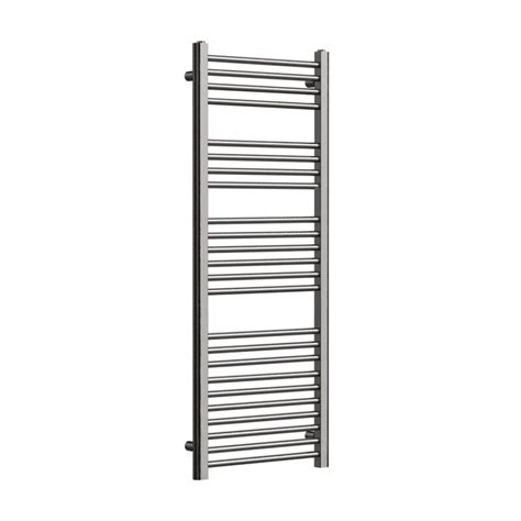 Towel Rail Radiator Brushed Nickel Ladder Rail Fjord Bathrooms