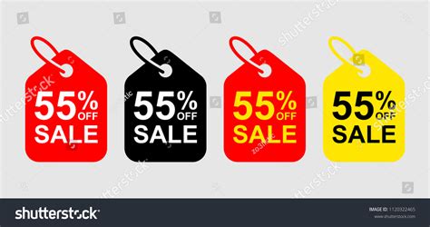 55 Off Discount Sticker Sale Discount Stock Vector Royalty Free