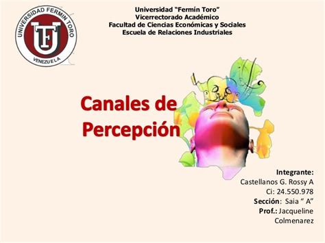 Canales De Percepción