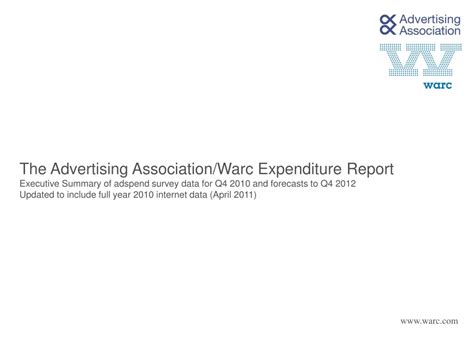 Ppt The Advertising Associationwarc Expenditure Report Executive