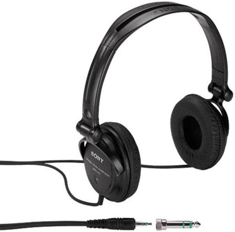 Sony Mdr V Black Headphones With Reversible Housing And Mm Drive