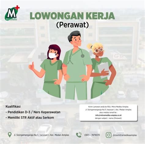 Lowongan Kerja Medan Rsu Mitra Medika Amplas Loker Medan Lowongan