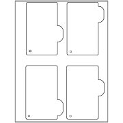 Template For Avery 4783 Flash Card With Tab And Ring Hole 3 X 5