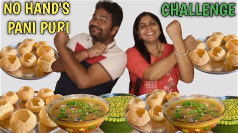 Minute S No Hand Pani Puri Eating Challenge Golgappa Panipuri