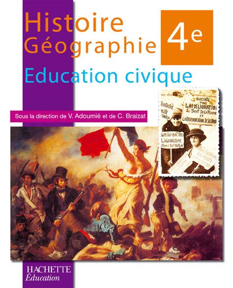 Livre Histoire G Ographie Education Civique E Livre Unique