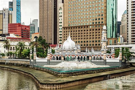 Masjid Jamek Mosque In The Center Of Kuala Lumpur Malaysia Photograph