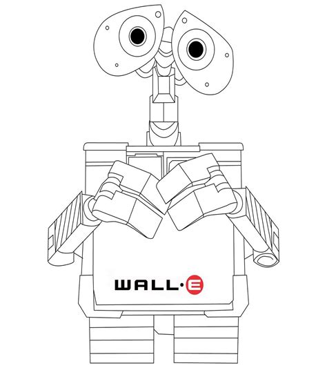 Wall E Pages Coloring Pages