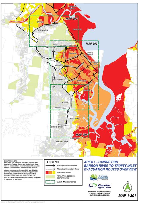 Evacuation Maps for Cairns | The Blarg of Fosnez