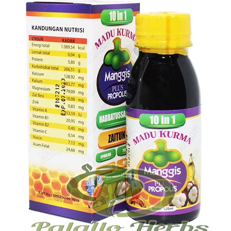 Jual Madu Kurma Manggis Plus Propolis In In Shopee Indonesia