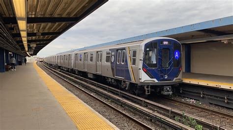 MTA NYC Subway R46 R179 R211 A And S Trains Broad Channel Station