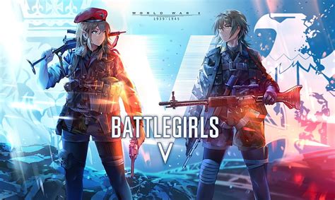 Battlefield v, anime style, battlegirls v, anime girls, Anime, HD wallpaper | Peakpx