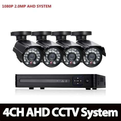 AHD 4CH 1080N HDMI DVR 1080P 2.0MPP HD Outdoor Security AHD Camera ...