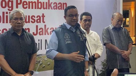 Anies Klaim Sumur Resapan Bikin Genangan Banjir Cepat Surut Wanieta News