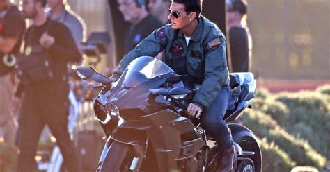 Exclusif Prix spécial Tom Cruise sur le tournage de Top Gun Maverick