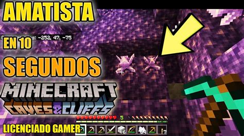 Como Encontrar Amatista O Geodas Amatista Minecraft Caves And