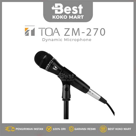 Jual Toa Zm Dynamic Microphone Shopee Indonesia