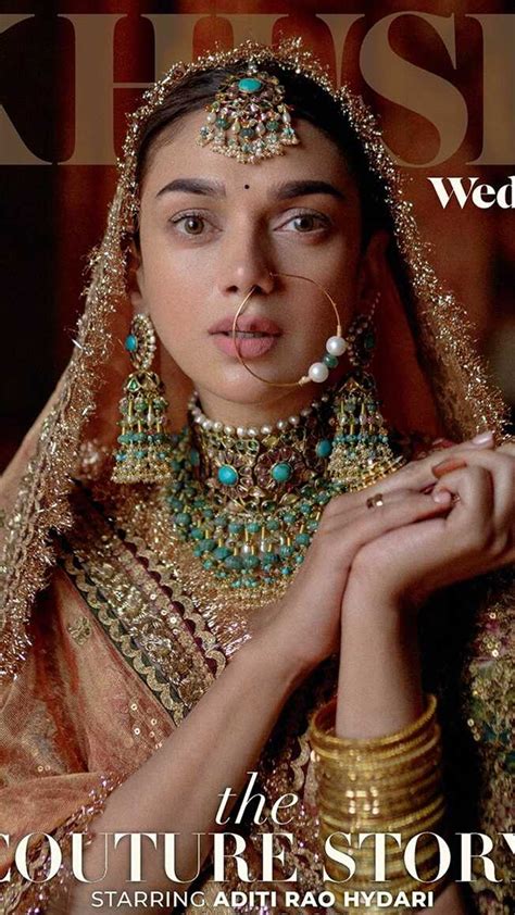 Aditi Rao Hydari Looks Ethereal In Sabyasachi Lehenga For Khush Wedding