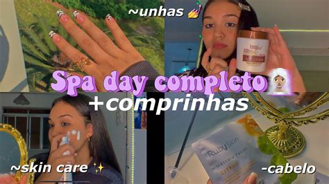 Spa Day Completo Pra Sair Da Bad Comprinhas Skin Care YouTube