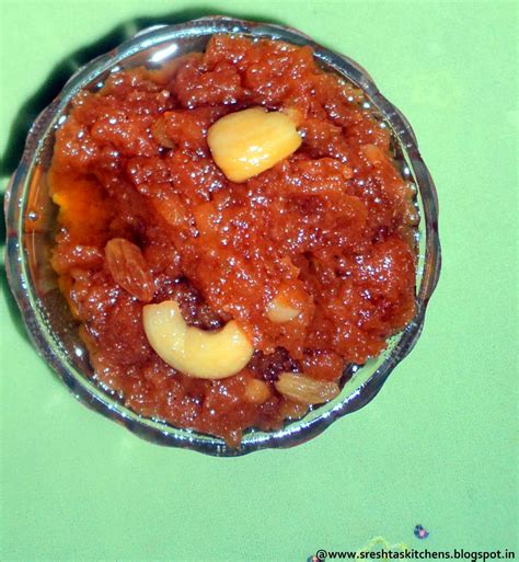 Sreshtas Kitchen Bread Halwa