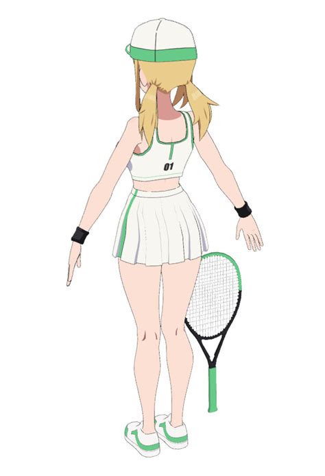 ArtStation - Anime Girl - Tennis Game | Game Assets