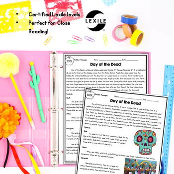 October Differentiated Reading Comprehension Lexile Passages Halloween