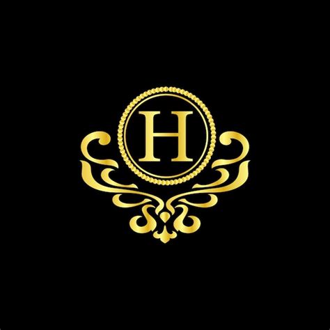 Premium Vector H Vector Luxury Logo Design Template