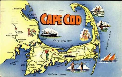 Map Of Cape Cod Massachusetts