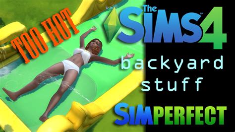 Sims 4 Backyard Stuff Quick Look Youtube