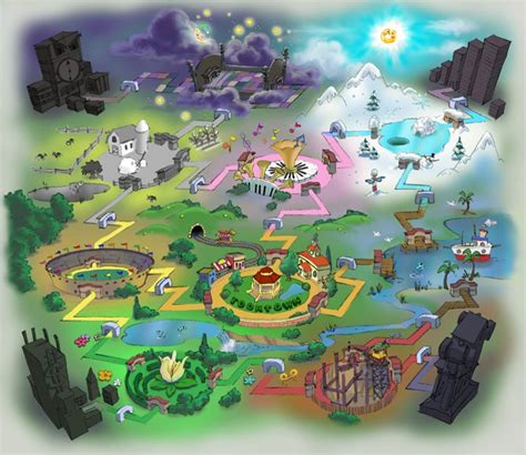 Ladies and Gents, I present to you the original map of Toontown before the game's release in ...