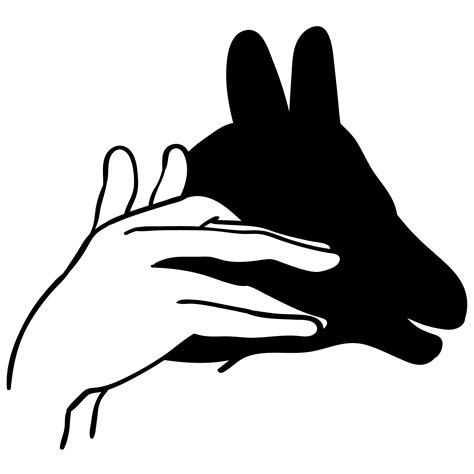 hand animal shadow vector - Download Free Vectors, Clipart Graphics ...