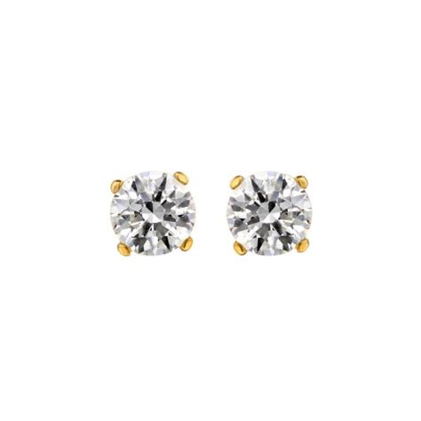 9ct White Gold Cushion Cut Cubic Zirconia Halo Stud Earrings