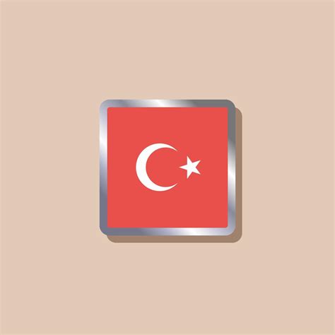 Illustration Of Turkey Flag Template Vector Art At Vecteezy