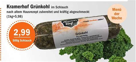 Kramerhof Grünkohl Angebot bei Aktiv Irma 1Prospekte de