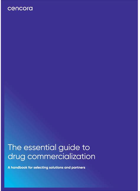 The Essential Guide To Drug Commercialization Free Guide